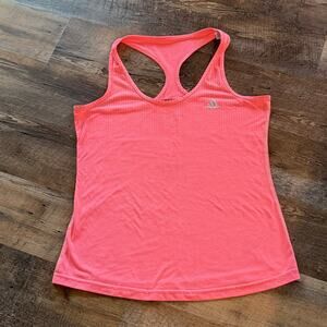 Adidas Aeroknit ClimaCool Racerback Tank Coral Athletic Gym L